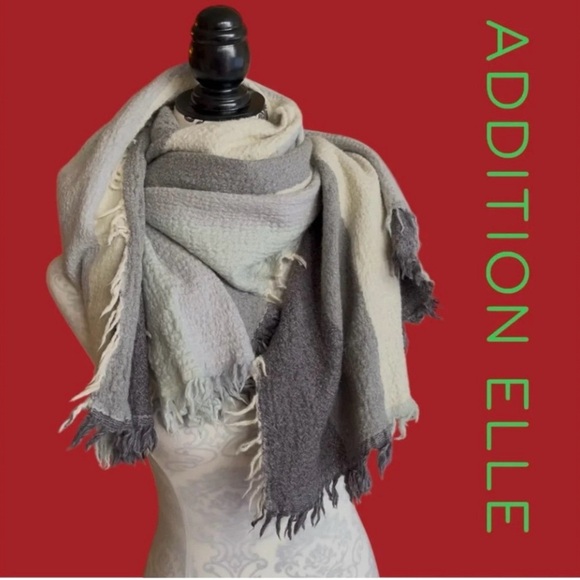 Addition Elle Striped Scarf - Picture 3 of 9